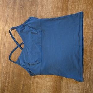 Blue Prana Tank Top with Built in Bra Top Size small